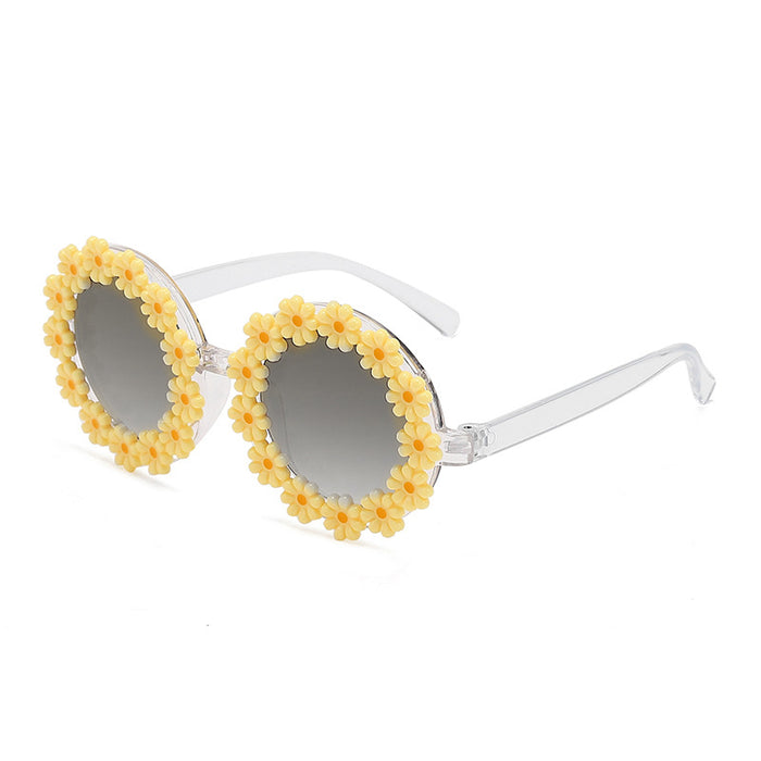 Wholesale Adult Daisy Sunglasses Cute Flower Sunglasses Sunflower Parent Child Sunglasses