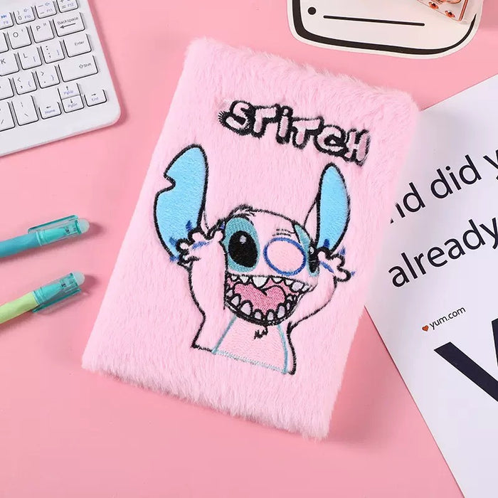 Wholesale Cute Embroider Cartoon Plush Notebook