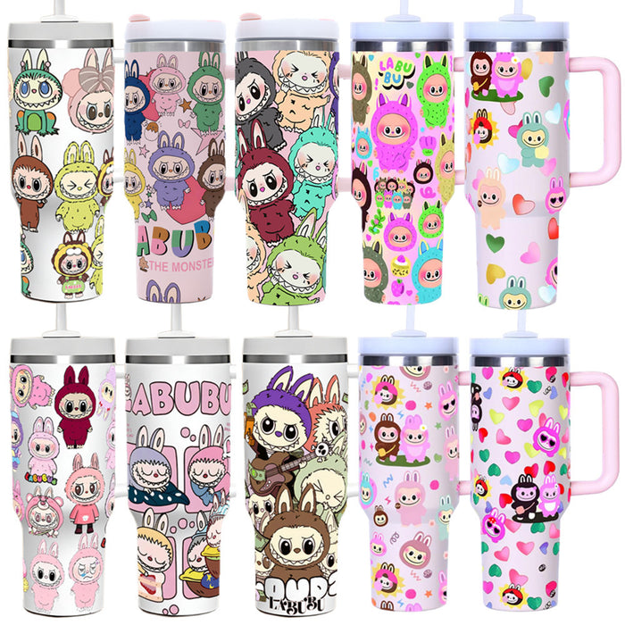 Wholesale 40oz car cup creative second generation thermos cup straw ice water cup