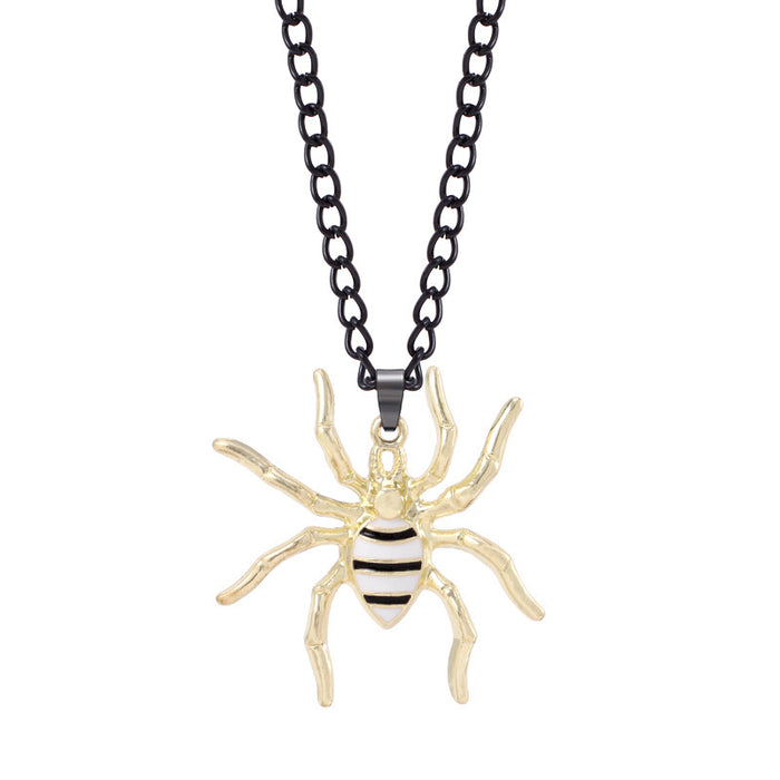 Wholesale Halloween Spider Alloy Necklace JDC-NE-JueHe004