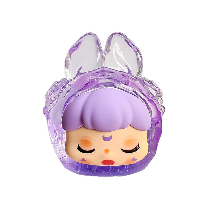 Wholesale rabbit liquid burst luminous ornaments cute healing girls gift