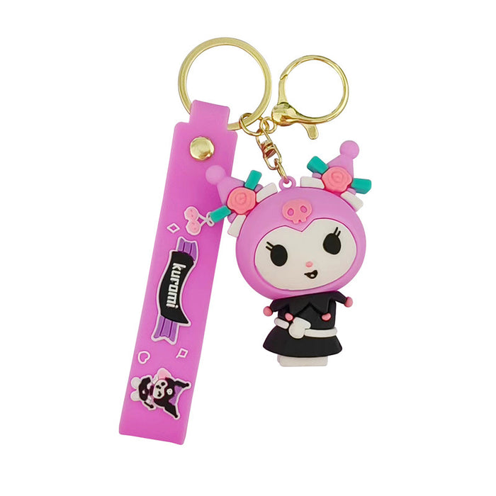 Wholesale Cartoon Silicone Doll Keychain JDC-KC-HaoXi010