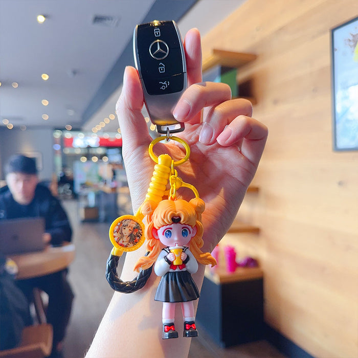 Wholesale Cartoon PVC Doll Keychain JDC-KC-JinGe085