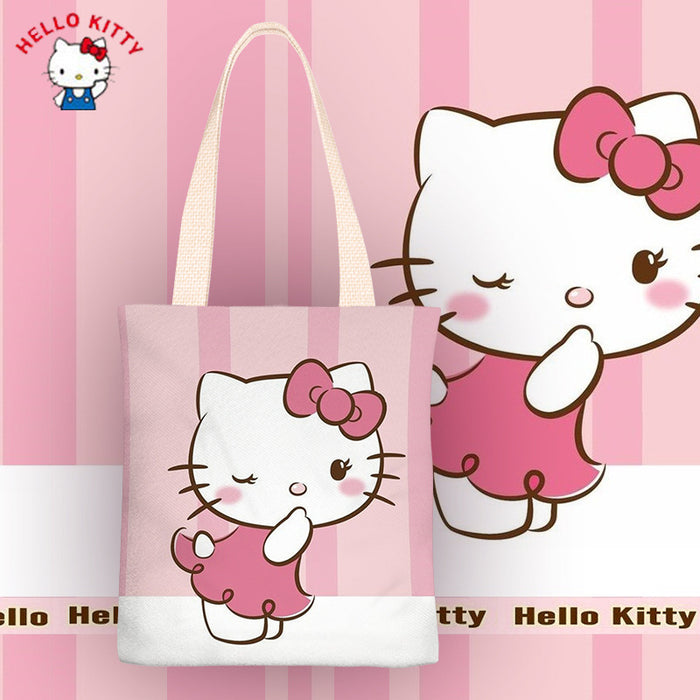 Wholesale Cartoon canvas shoulder bags in various colors