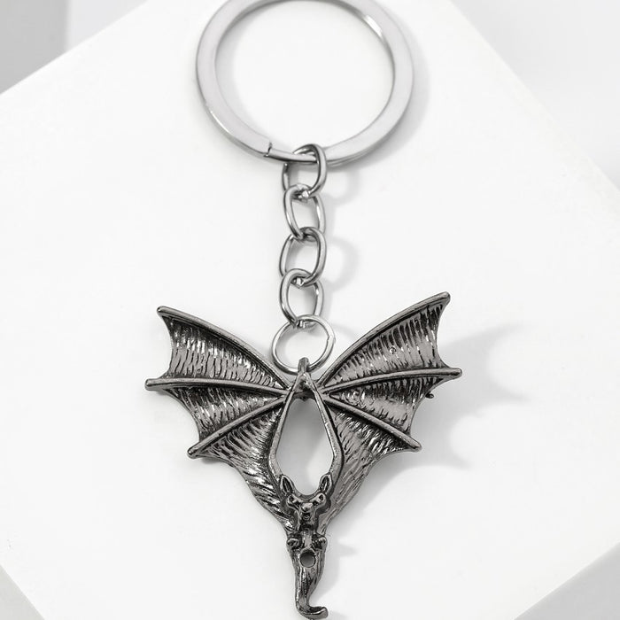 Wholesale Gothic Alloy Bat Keychain JDC-KC-RongRui062