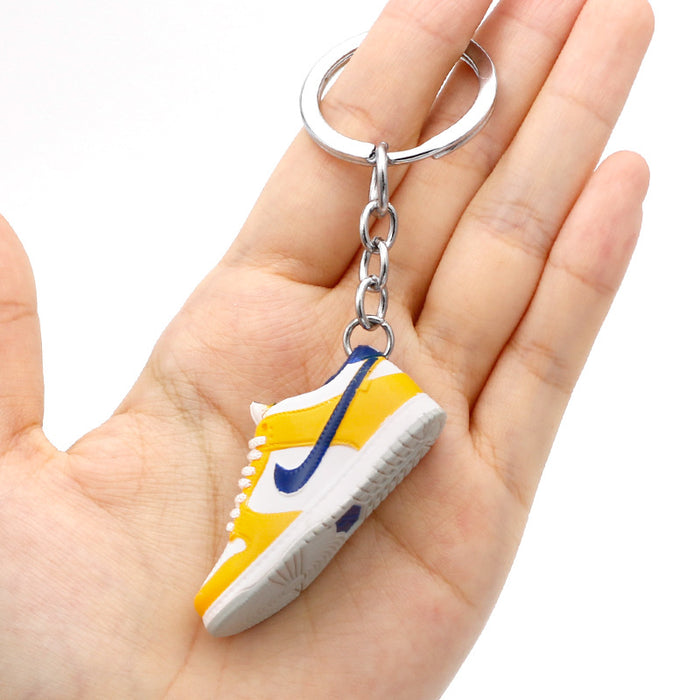 Wholesale PVC Basketball Shoe Model Keychain JDC-KC-QLPing016