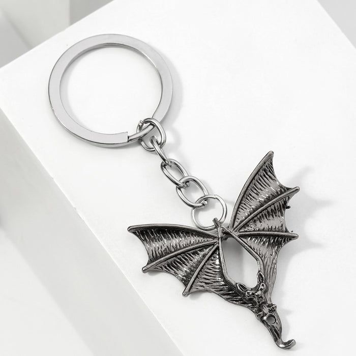 Wholesale Gothic Alloy Bat Keychain JDC-KC-RongRui062