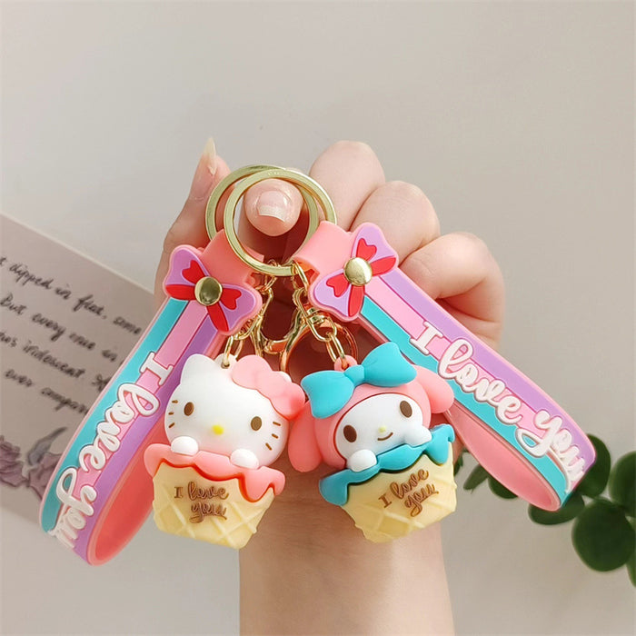 Wholesale Cartoon Silicone Doll Keychain JDC-KC-HaoXi012