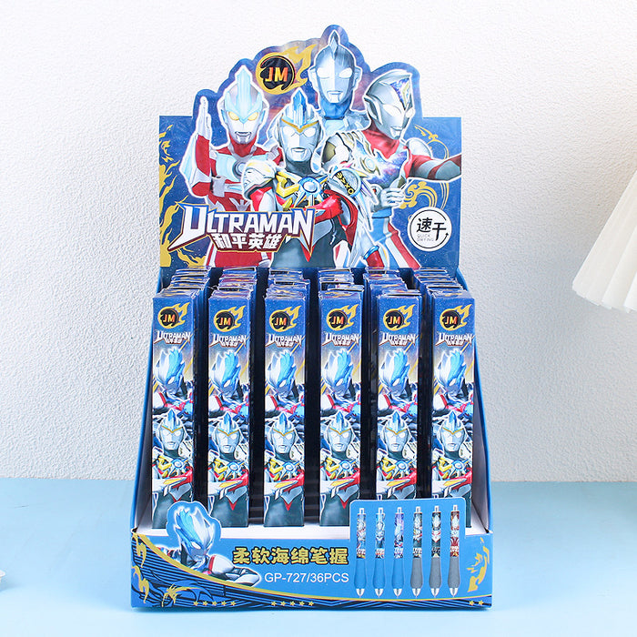 Wholesale Cute cartoon blind box quick-drying,  smooth-writing black retractable pen.