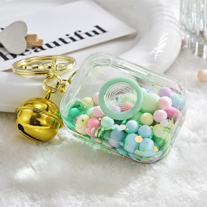 Wholesale Cute Beaded Sand Bottle Keychain