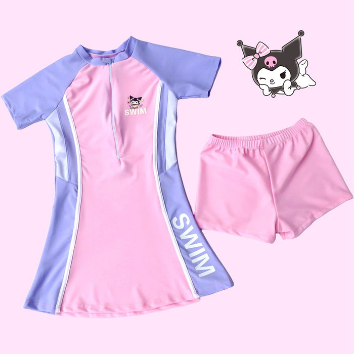 Wholesale Children's swimsuit split cartoon slim fit swimsuit swimming suit