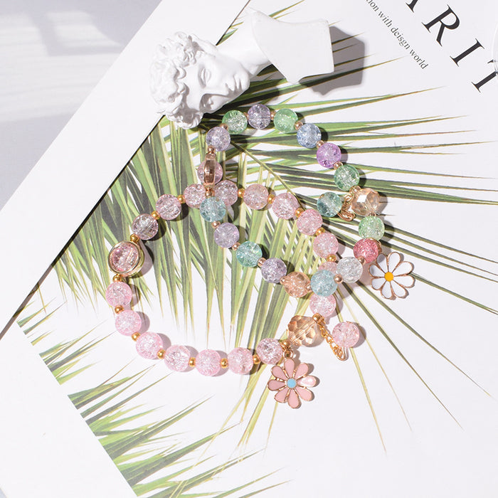 Wholesale Iron Alloy Colorful Beaded Bracelet Jewelry Accessory for Women
