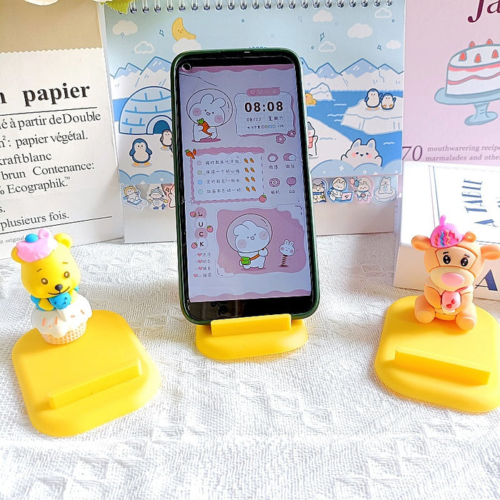 Wholesale PVC Cartoon Doll Mobile Phone Holder JDC-PS-MingT010