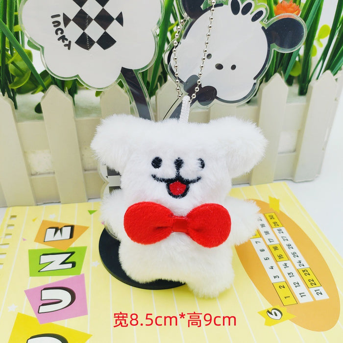 Wholesale Cartoon Plush Pendant Student School Bag Keychain Doll Pendant Cute