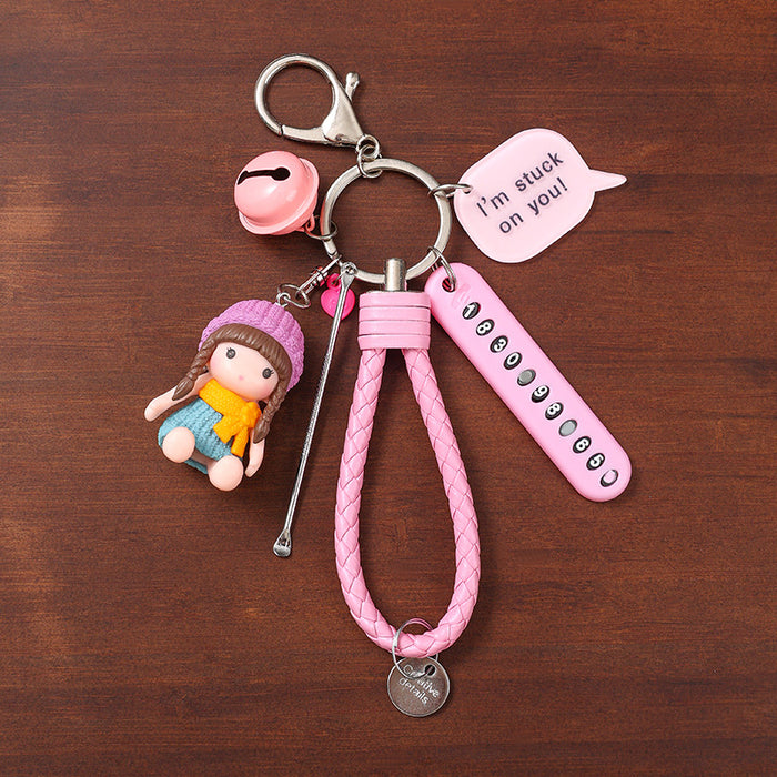 Wholesale Cartoon Cute Keychain  Pendant  Hanging Bag  Key Chain