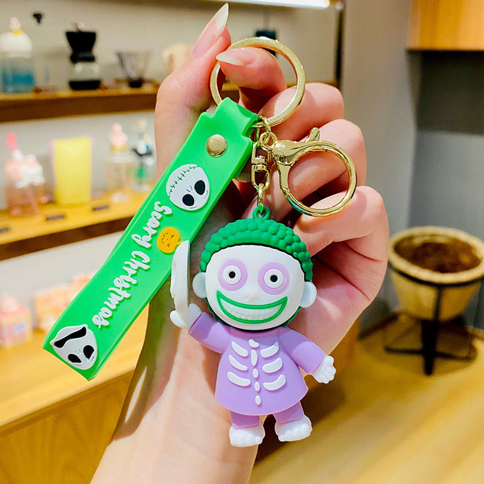 Wholesale Cartoon Doll Silicone Keychain JDC-KC-MingT262