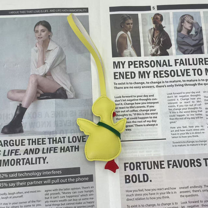 Wholesale Leather bag pendant accessories, cute cartoon accessories, pet bags, keychains