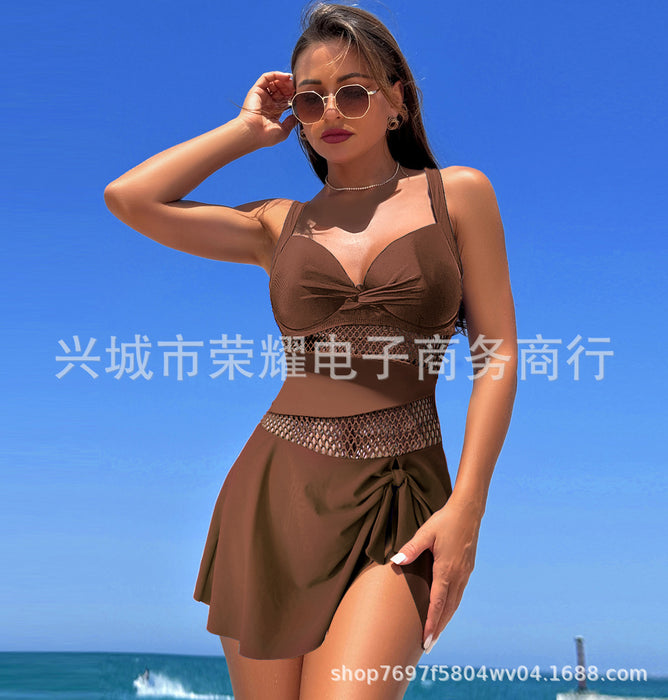 Wholesale New one-piece swimsuit for women, swimsuit skirt