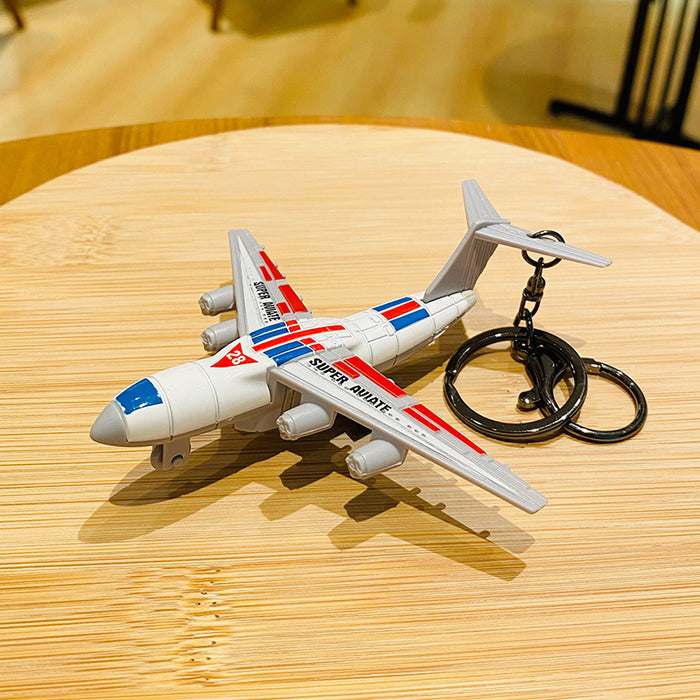 Wholesale Creative personality alloy cartoon car keychain backpack pendant