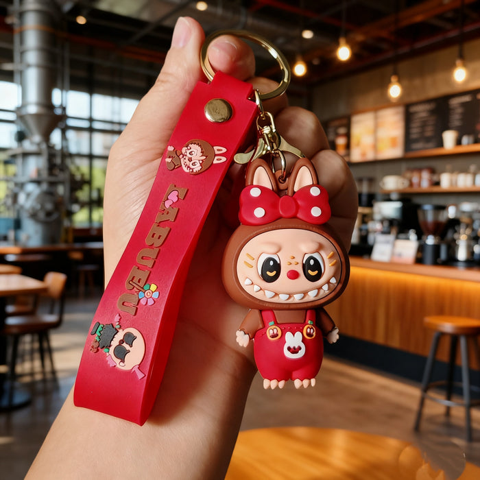 Wholesale Cute cartoon silicone keychain