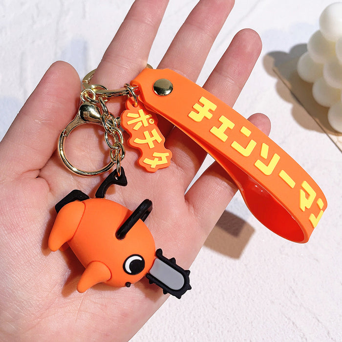 Wholesale Cartoon Doll PVC Keychain JDC-KC-Qiwei003