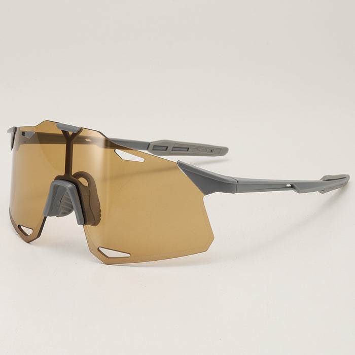 Wholesale Cycling glasses, outdoor sports, windproof and UV resistant sunglasses, frameless sunglasses, day and night dual-use