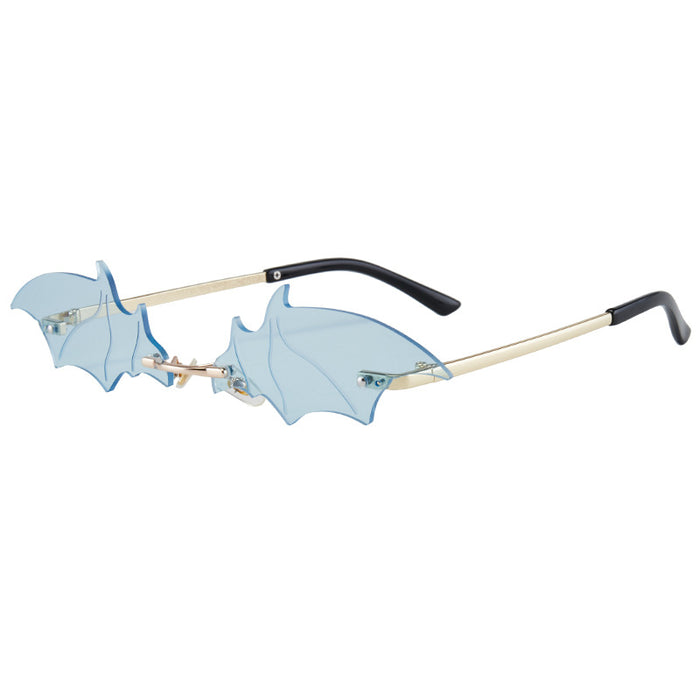 Wholesale Bat sunglasses exaggerated styling sunglasses without sunglasses