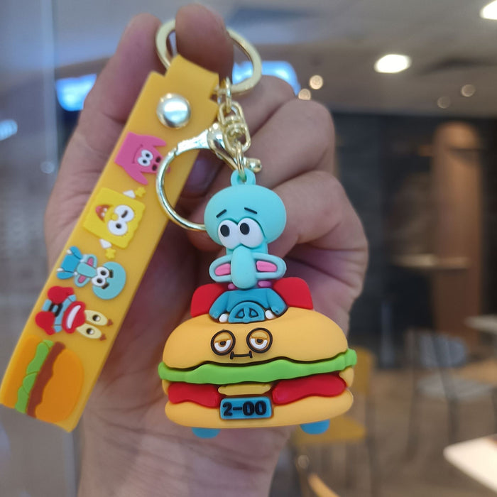 Wholesale Cartoon Sponge Keychain