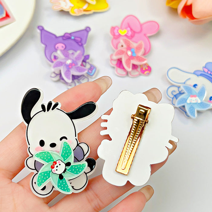 Wholesale Acrylic Cartoon Children Hair Clip JDC-HC-HengX011