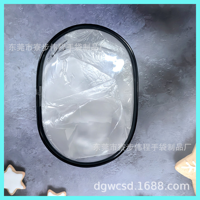 Wholesale 15CM Doll Bag Double Zipper Thickened PVC Transparent Waler Bag