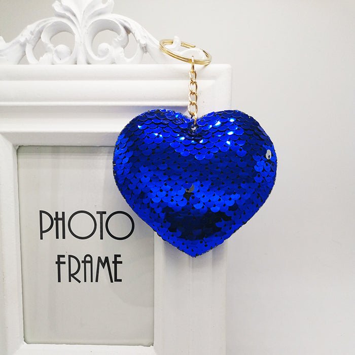 Wholesale Peach Heart Keychain Pendant Car Luggage Accessories