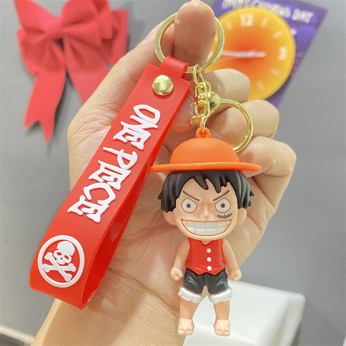 Wholesale PVC Cartoon Doll Keychain JDC-KC-WuYi048