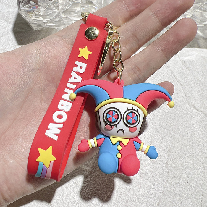 Wholesale Cartoon Doll PVC Keychain JDC-KC-Qiwei001