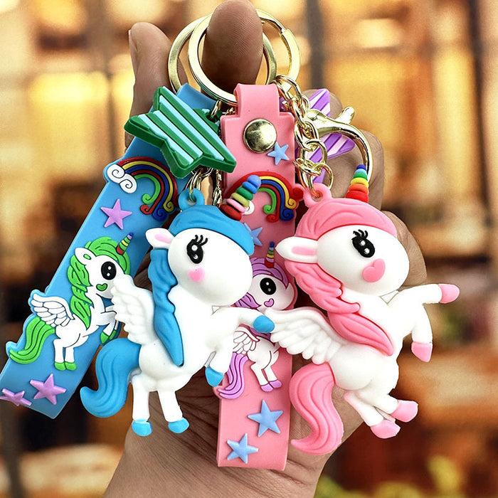 Wholesale  Cartoon   Keychain Pendant Bag Couple Hanging Car Couple