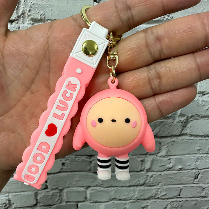 Wholesale PVC Cartoon Doll Keychain JDC-KC-XingS024