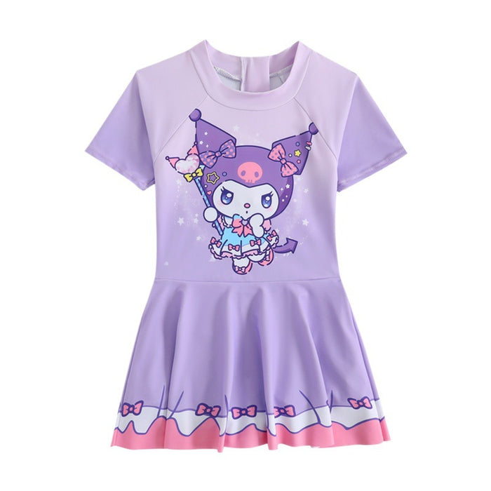 Wholesale Girls' swimsuit, girls' children's princess, cute and stylish cartoon children's jumpsuit style quick drying swimsuit