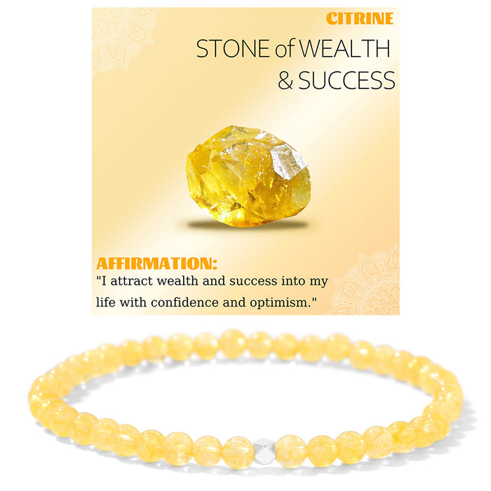 Wholesale 4mm stone bead bracelet with color retaining silver beads tiger' s eye and volcanic stone beads