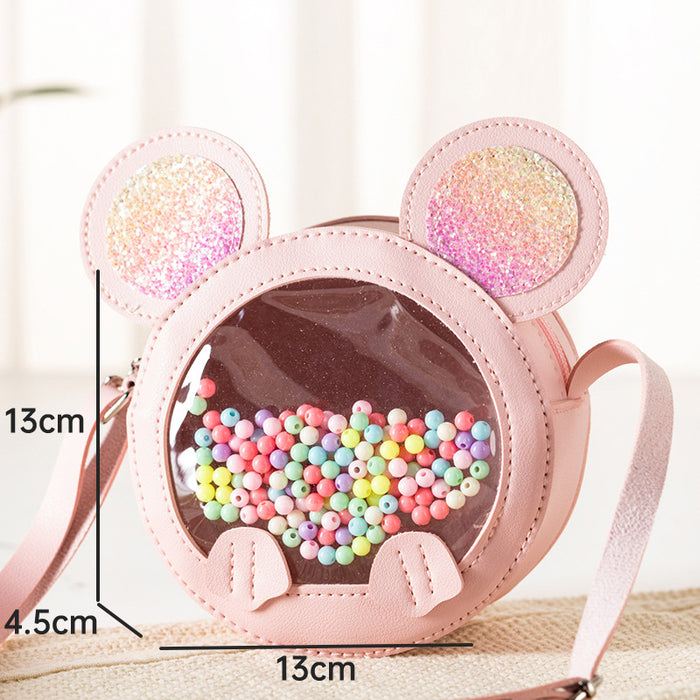 Wholesale Crossbody Bag,  Children' s Bag,  One-Shoulder Bunny Ears,  Little Girl' s Cute Cartoon Coin Purse