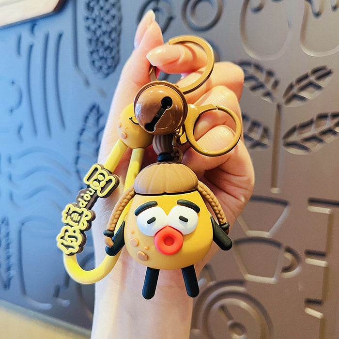 Wholesale Funny Cartoon Cute Potato PVC Keychain JDC-KC-Hangl009