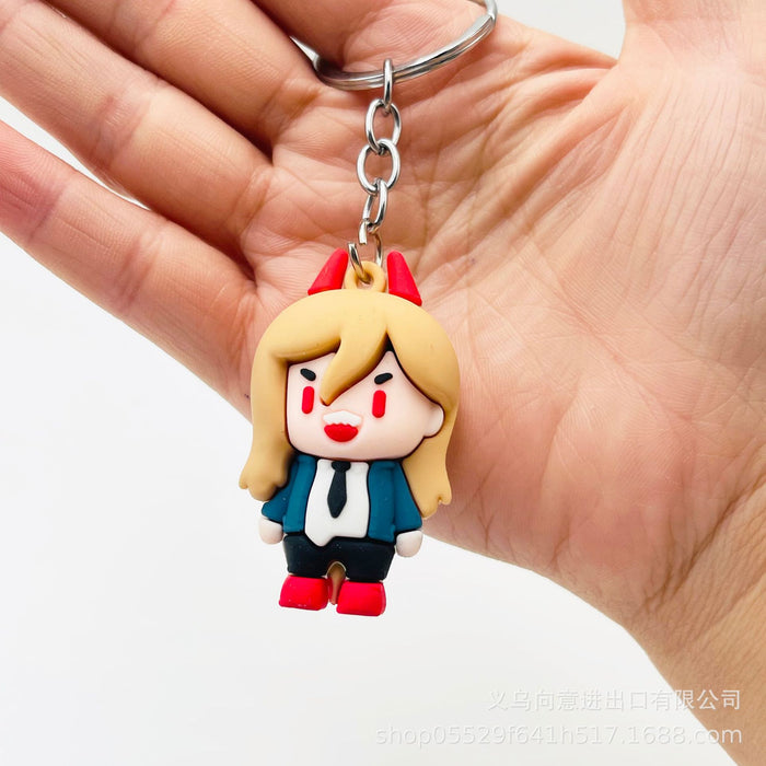 Wholesale Cartoon Creative Anime PVC Soft Keychain JDC-KC-XiangY068