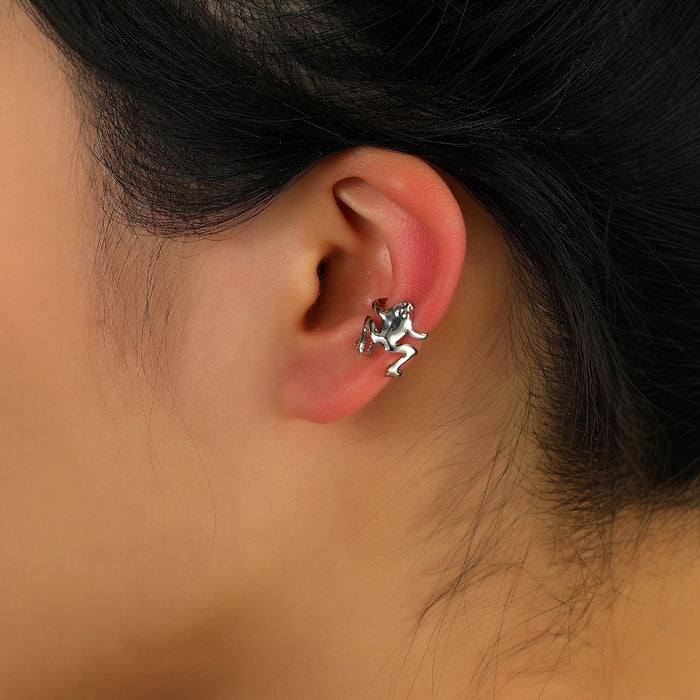 Wholesale frog ear clip women's cartoon animal earrings