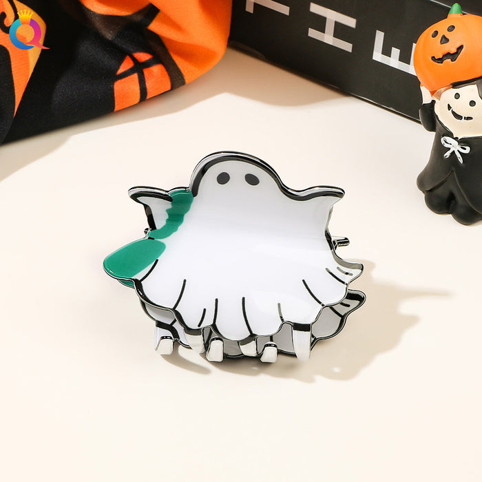 Wholesale Halloween Ghost Expression Pvc Hairpin JDC-HC-Yiyue002