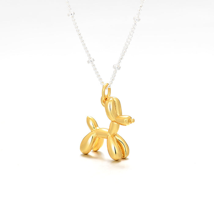 Wholesale Pure silver cartoon necklace, high-end collarbone chain accessory