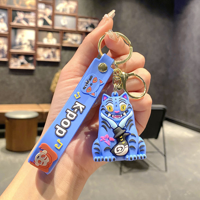Wholesale  K-pop girl group pvc keychain Cute Keychain