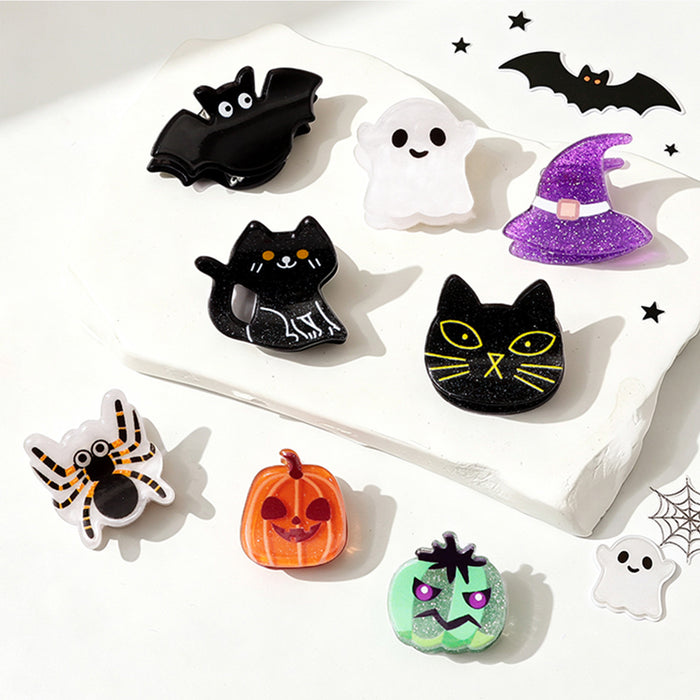 Wholesale  Shark Hair Clip Witch Hat  Pumpkin Design Chic Hair Accessory For Party