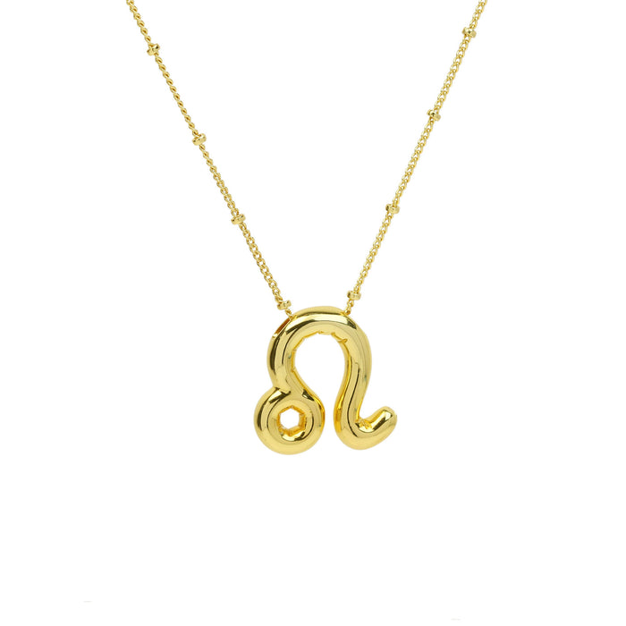 Wholesale 2PCS 12 Zodiac Brass Bubble Necklace JDC-NE-BaiYi011