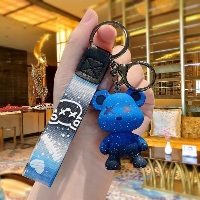 Wholesale Cartoon Bear Resin Doll Keychain JDC-KC-MingT047