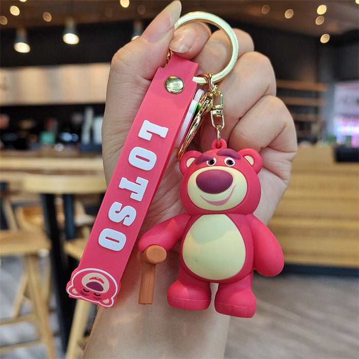 Wholesale Cartoon Silicone Doll Keychain JDC-KC-ZhuoRan014