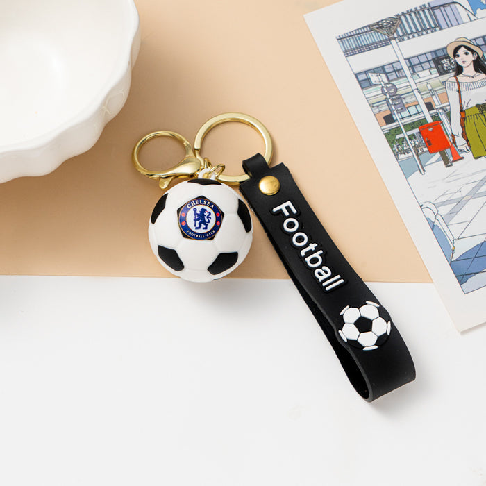 Wholesale Cartoon Football keychain bag charm