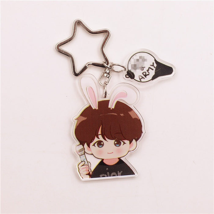 Wholesale Cartoon Acrylic Keychain JDC-KC-HanTian019